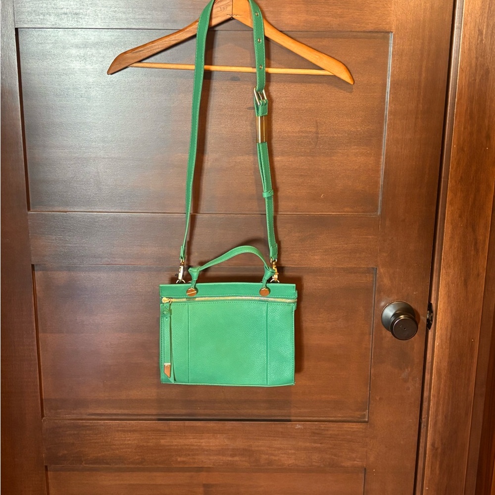 Foley + Corinna Small Dione Satchel in Kelly Green